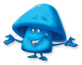 Blue Mushroom
