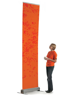 Plex Omega Graphic Roller Banner Stand